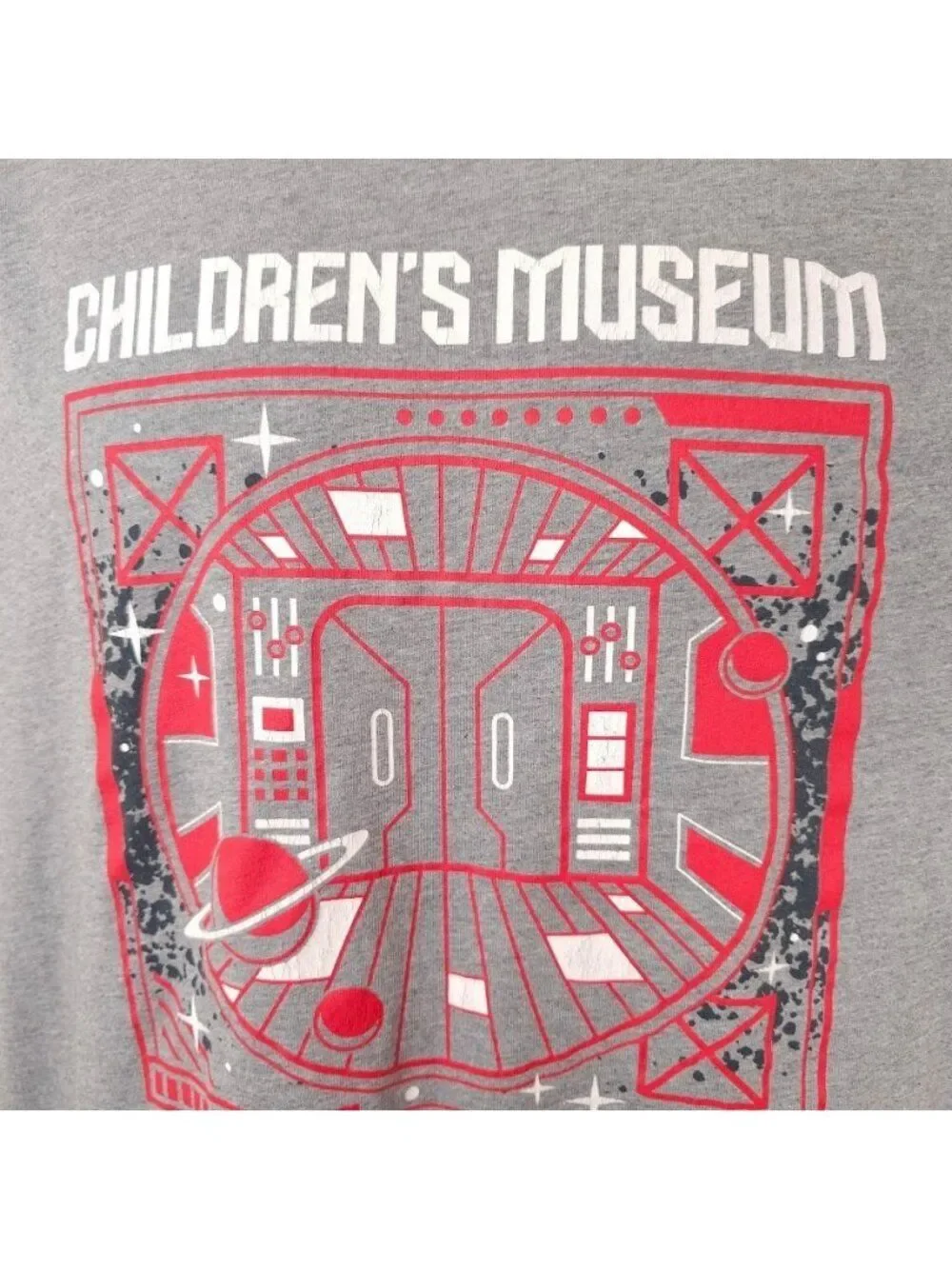 Childrens Museum T Shirt Mens Size Medium Gray Indianapolis Souvenir Tee